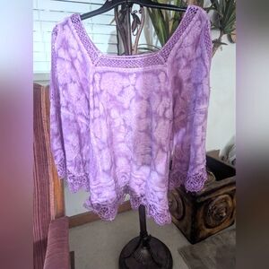 Democracy Lavender Top